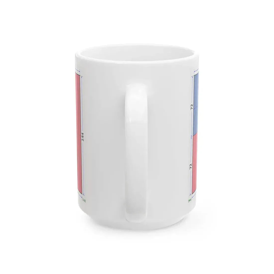 Flag of Samoa construction sheet (Samoa) White Coffee Mug - Go Mug Yourself