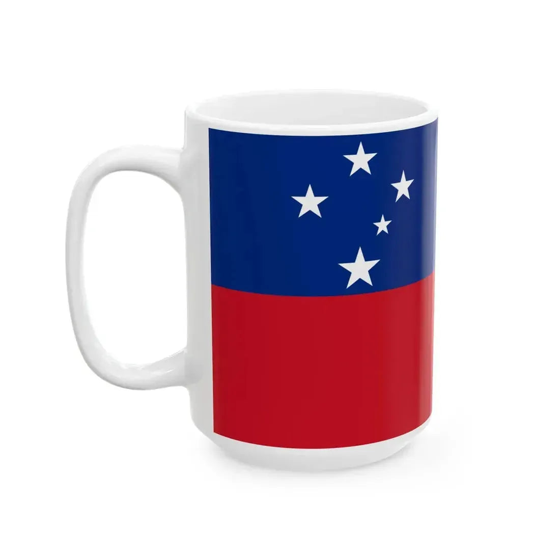 Flag of Samoa (Samoa) White Coffee Mug - Go Mug Yourself