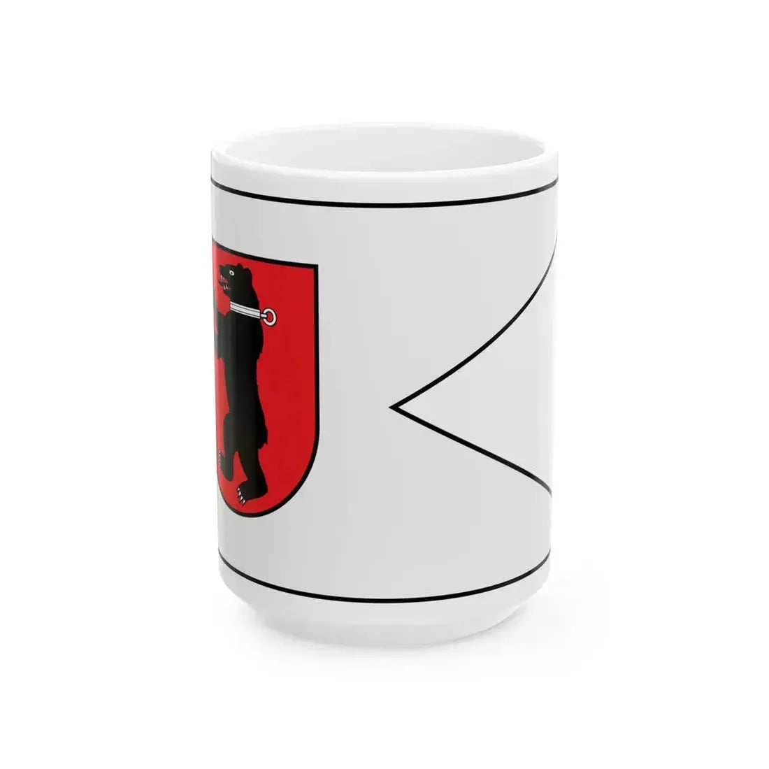 Flag of Samogitia (Lithuania) White Coffee Mug 15oz - Go Mug Yourself
