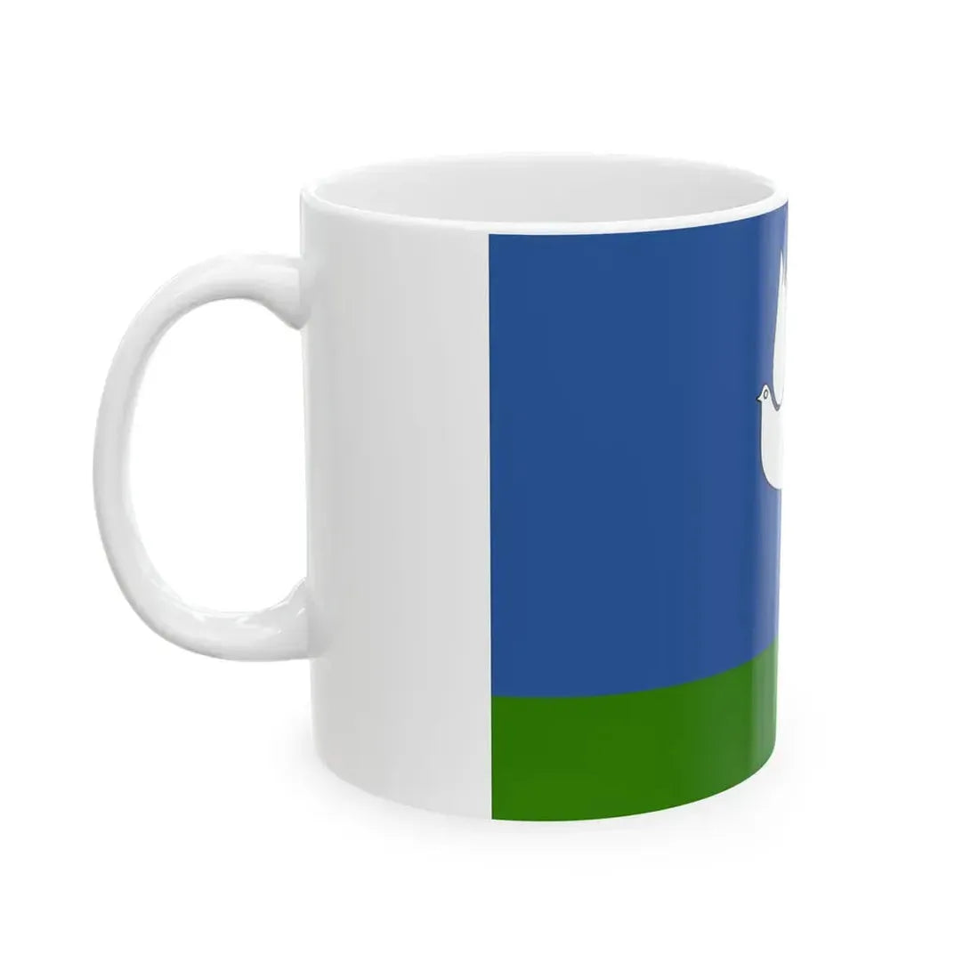 Flag of Samtredia Municipality (Georgia) White Coffee Mug - Go Mug Yourself