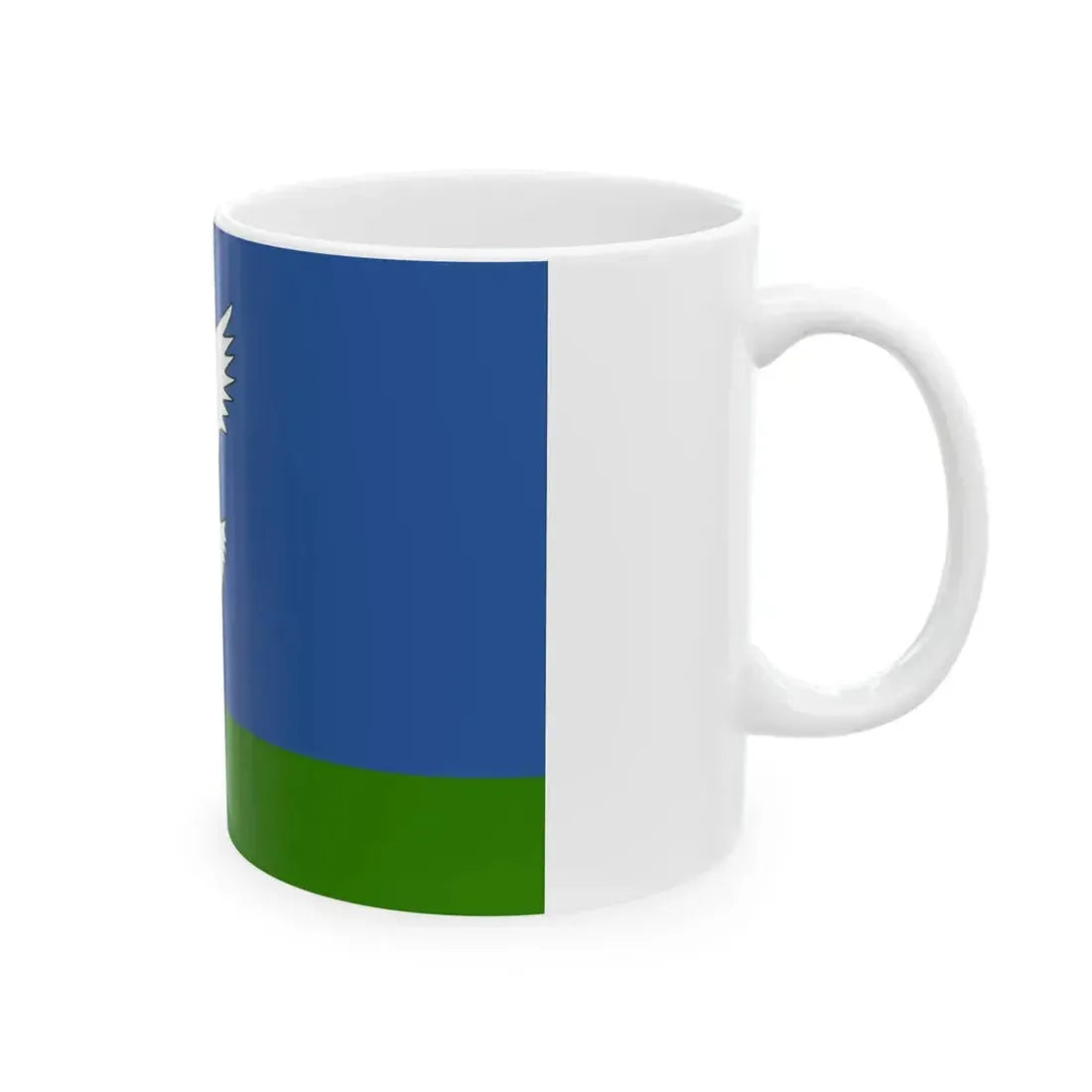 Flag of Samtredia Municipality (Georgia) White Coffee Mug - Go Mug Yourself