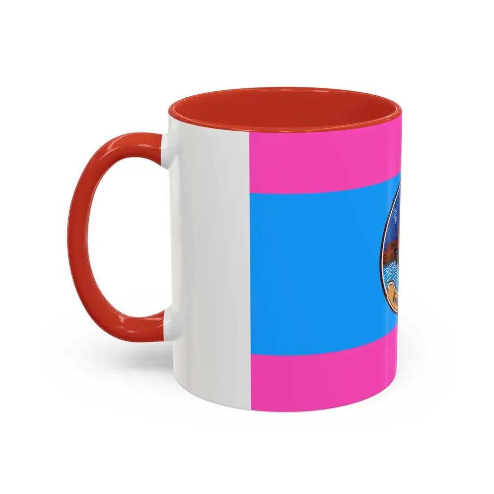 Flag of Samut Sakhon Province Thailand - Accent Coffee Mug - Go Mug Yourself