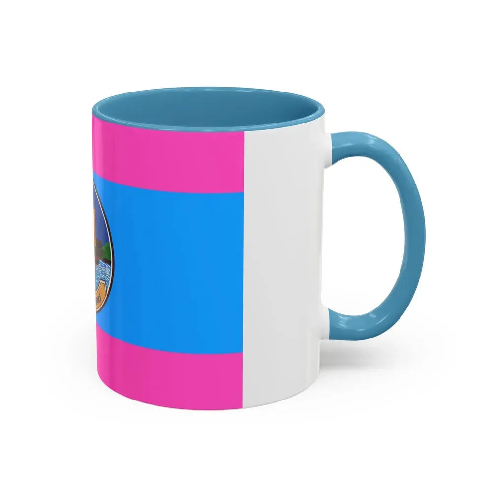 Flag of Samut Sakhon Province Thailand - Accent Coffee Mug - Go Mug Yourself