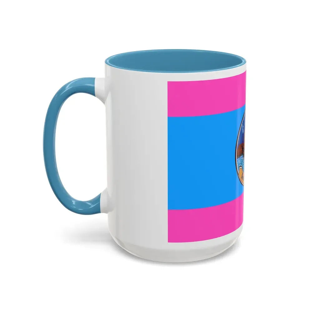 Flag of Samut Sakhon Province Thailand - Accent Coffee Mug - Go Mug Yourself