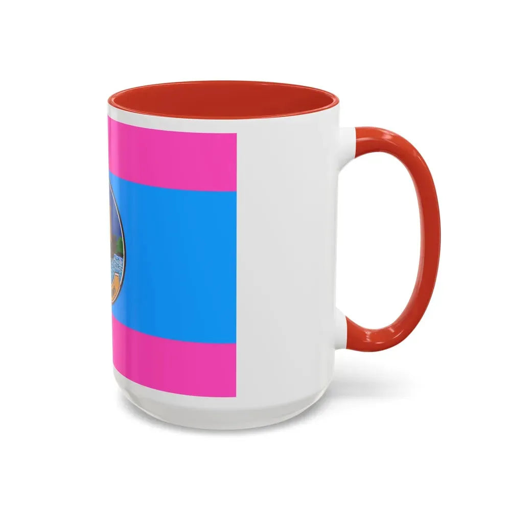 Flag of Samut Sakhon Province Thailand - Accent Coffee Mug - Go Mug Yourself