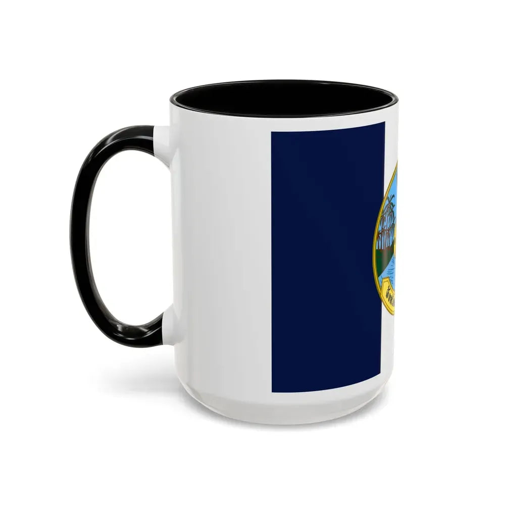 Flag of Samut Songkhram Province Thailand - Accent Coffee Mug - Go Mug Yourself
