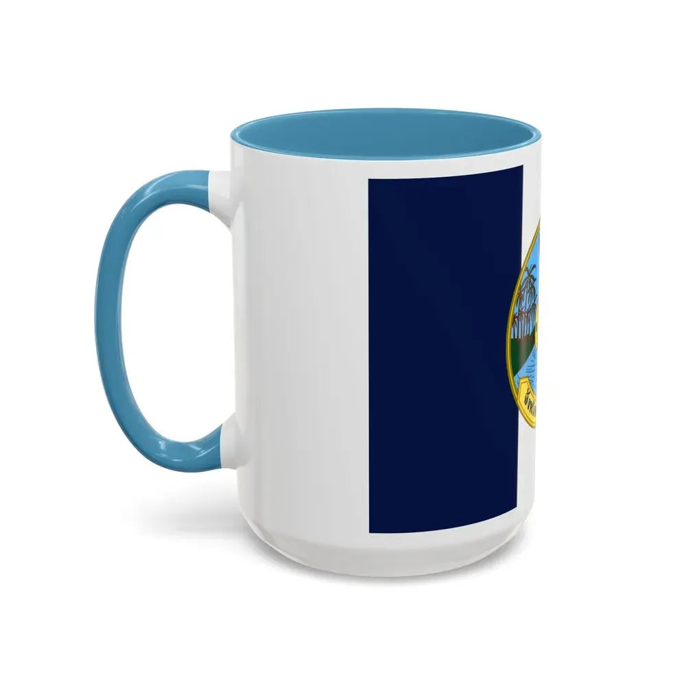 Flag of Samut Songkhram Province Thailand - Accent Coffee Mug - Go Mug Yourself