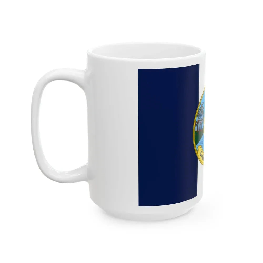 Flag of Samut Songkhram Province Thailand - White Coffee Mug - Go Mug Yourself