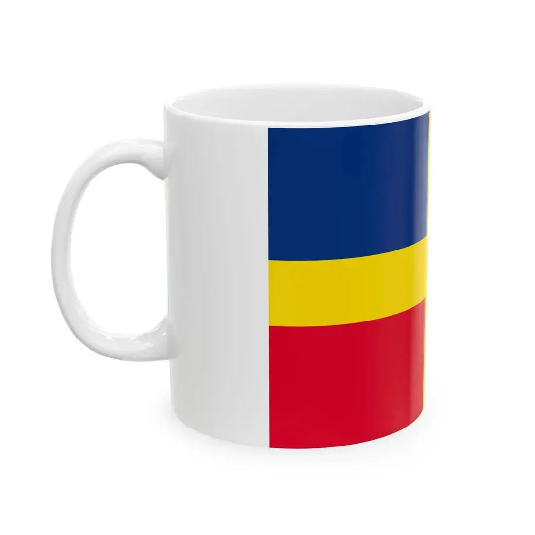 Flag of San Benedetto del Tronto Variant (Italy) White Coffee Mug - Go Mug Yourself