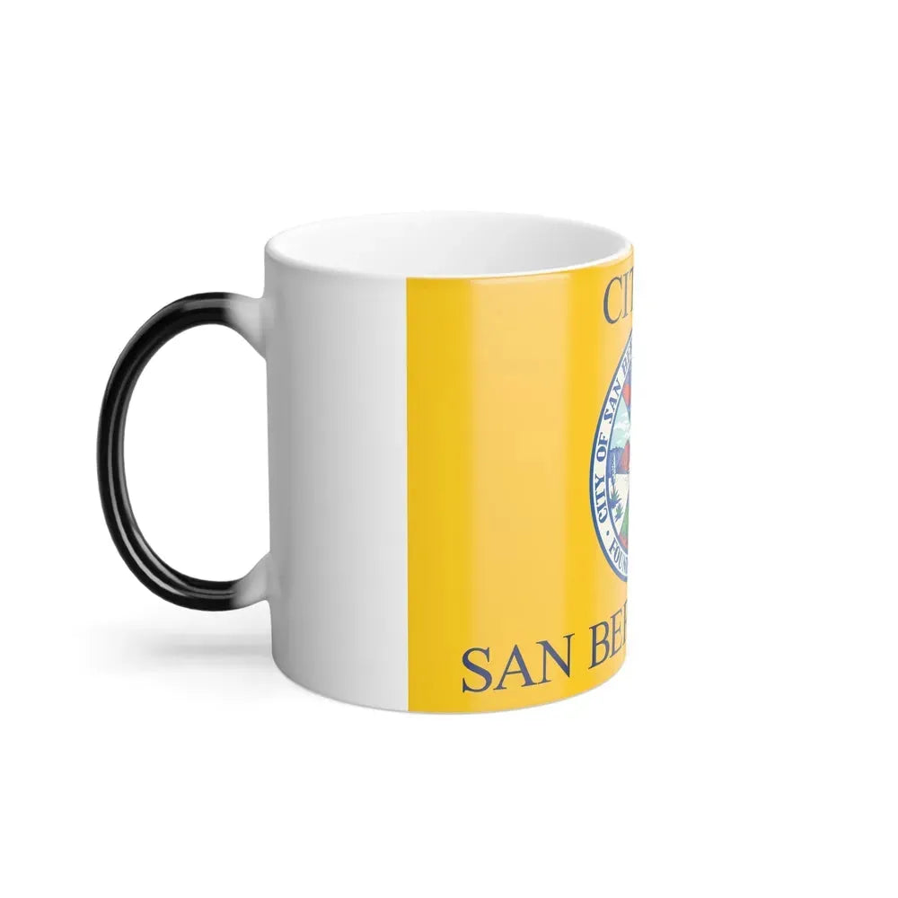 Flag of San Bernardino, California - Color Changing Coffee Mug - Go Mug Yourself