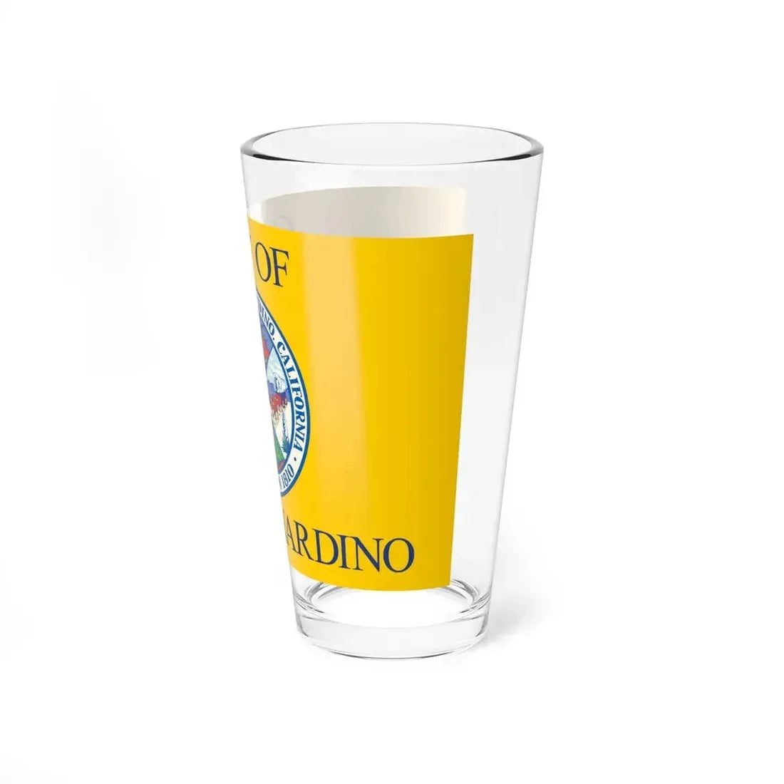 Flag of San Bernardino, California - Pint Glass 16oz - Go Mug Yourself
