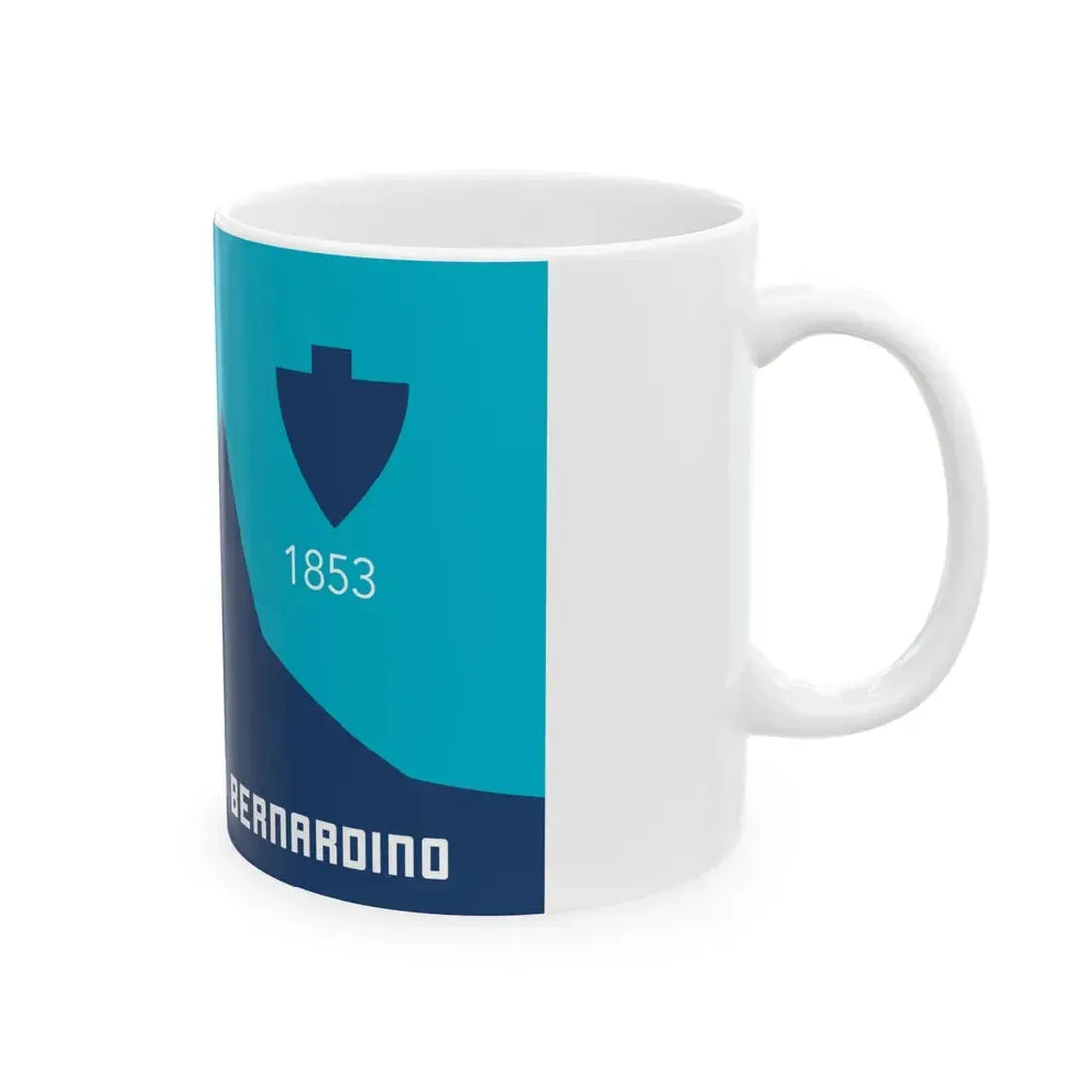 Flag of San Bernardino County California 1973-1984 (United States) White Coffee Mug - Go Mug Yourself