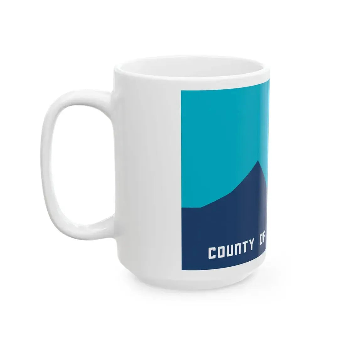 Flag of San Bernardino County California 1973-1984 (United States) White Coffee Mug - Go Mug Yourself