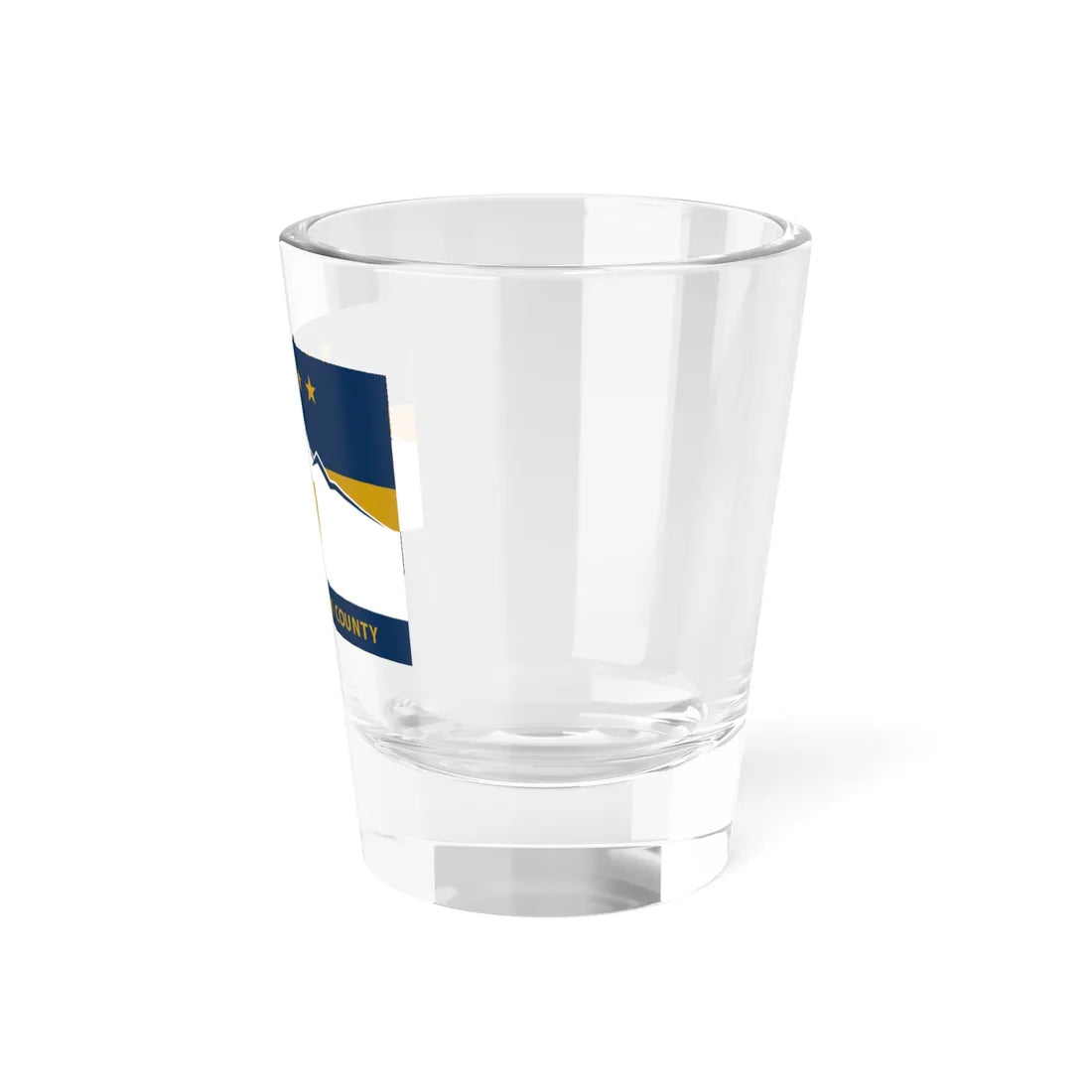 Flag of San Bernardino County California 2024present (United States) Shot Glass 1.5oz - Go Mug Yourself