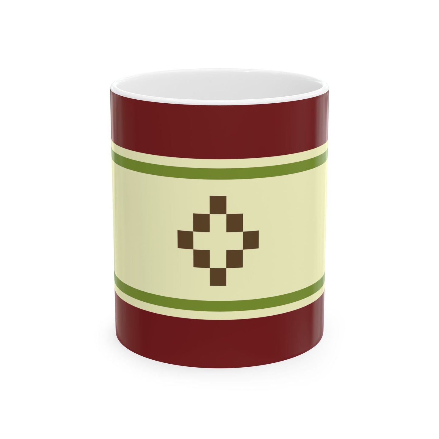 Flag of San Fernando del Valle de Catamarca (Argentina) White Coffee Mug-11oz-Go Mug Yourself