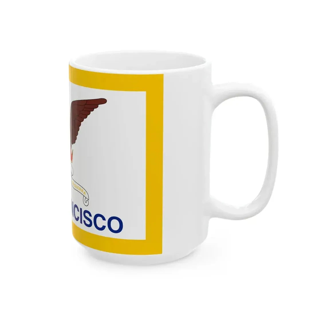 Flag of San Francisco California (United States) White Coffee Mug - Go Mug Yourself