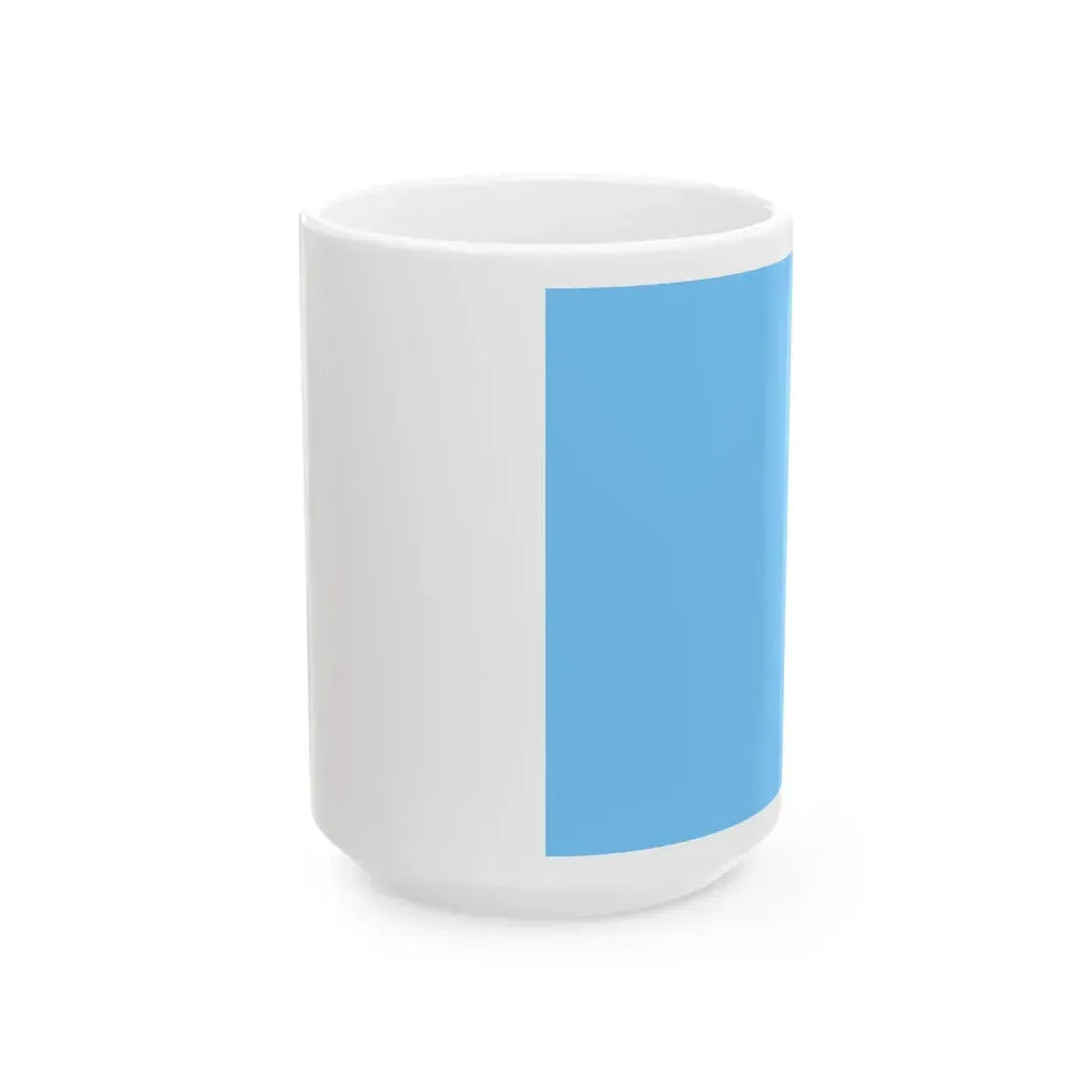Flag of San Giovanni in Persiceto (Italy) White Coffee Mug 15oz - Go Mug Yourself