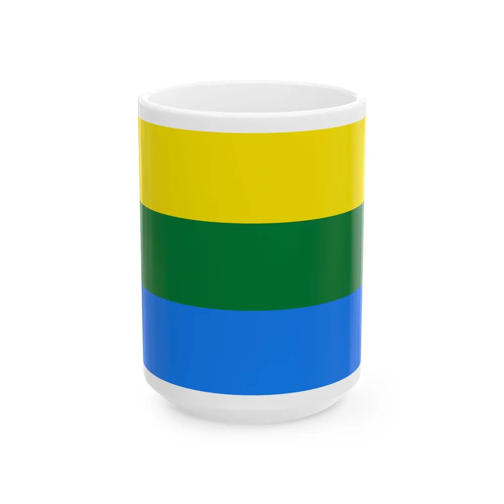 Flag of San Javier Cercado Bolivia (Bolivia) White Coffee Mug 15oz - Go Mug Yourself