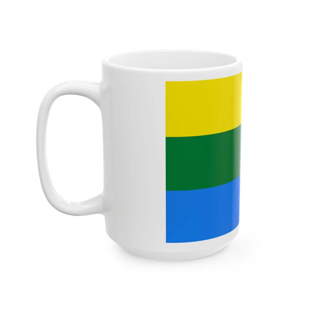 Flag of San Javier Cercado Bolivia (Bolivia) White Coffee Mug - Go Mug Yourself
