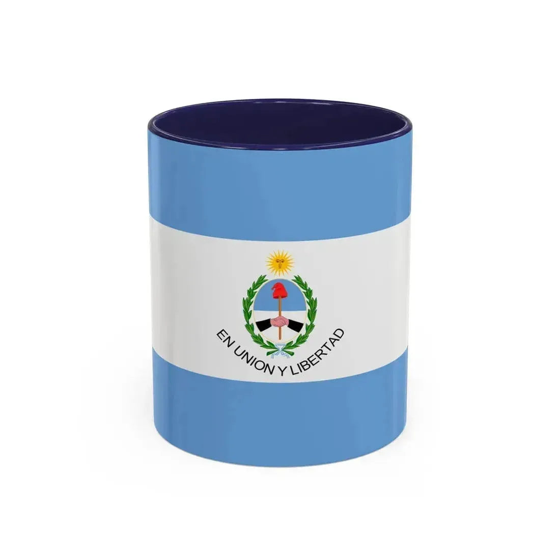 Flag of San Juan Province Argentina - Accent Coffee Mug 11oz Navy - Go Mug Yourself