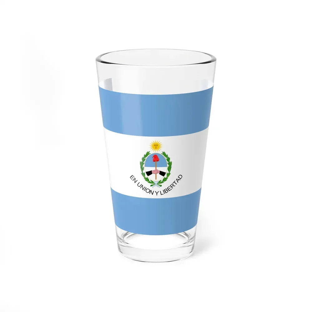 Flag of San Juan Province Argentina - Pint Glass 16oz 16oz - Go Mug Yourself