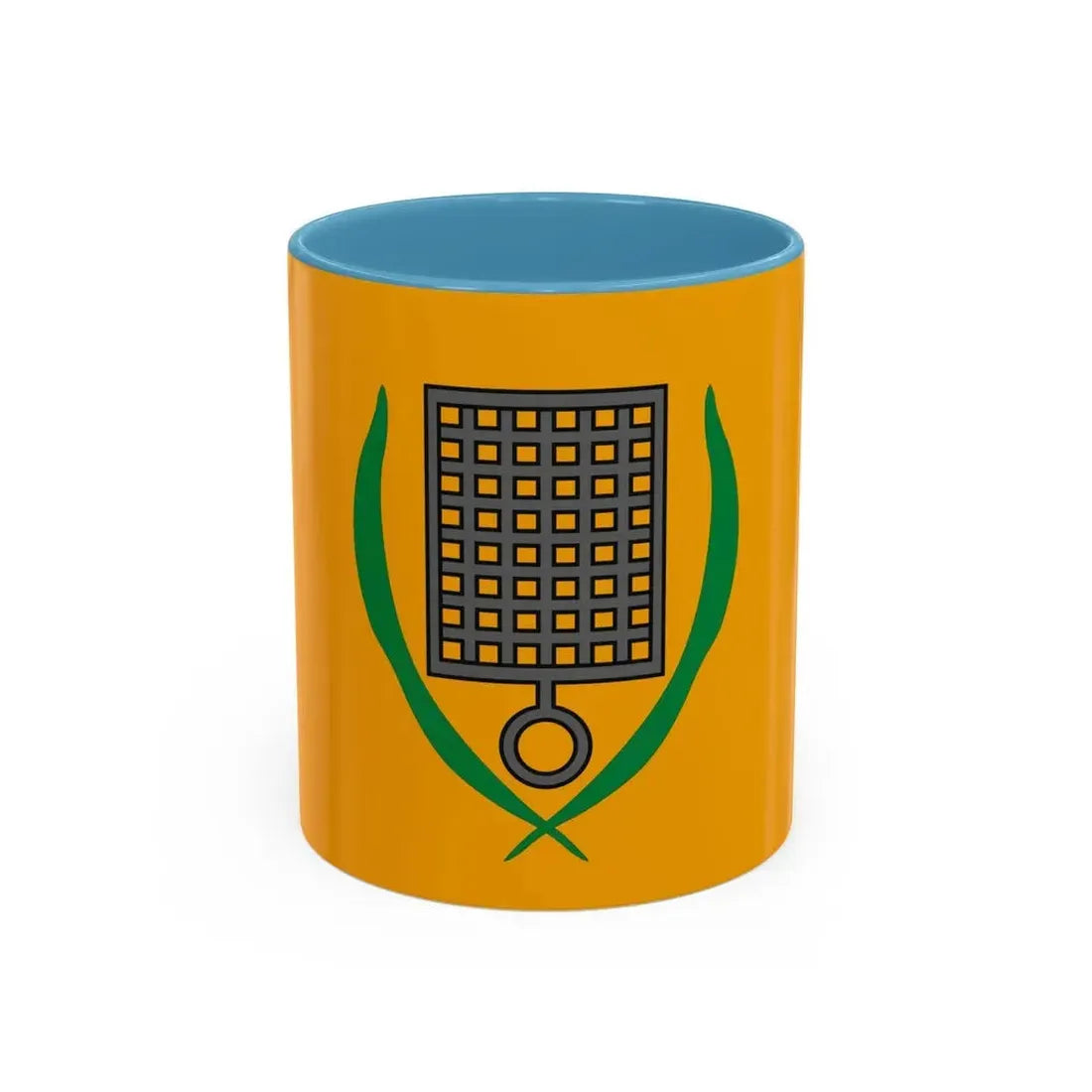 Flag of San Lawrenz Malta - Accent Coffee Mug 11oz Light Blue - Go Mug Yourself