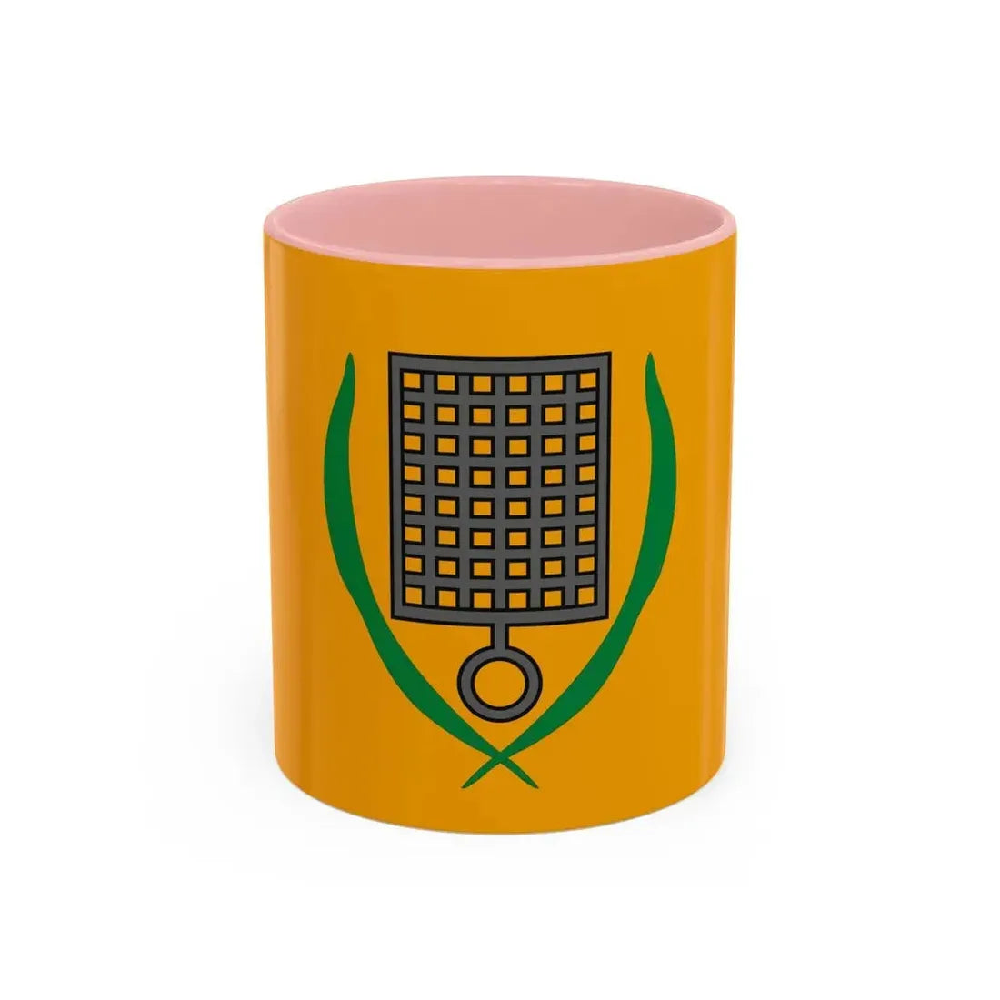Flag of San Lawrenz Malta - Accent Coffee Mug 11oz Pink - Go Mug Yourself