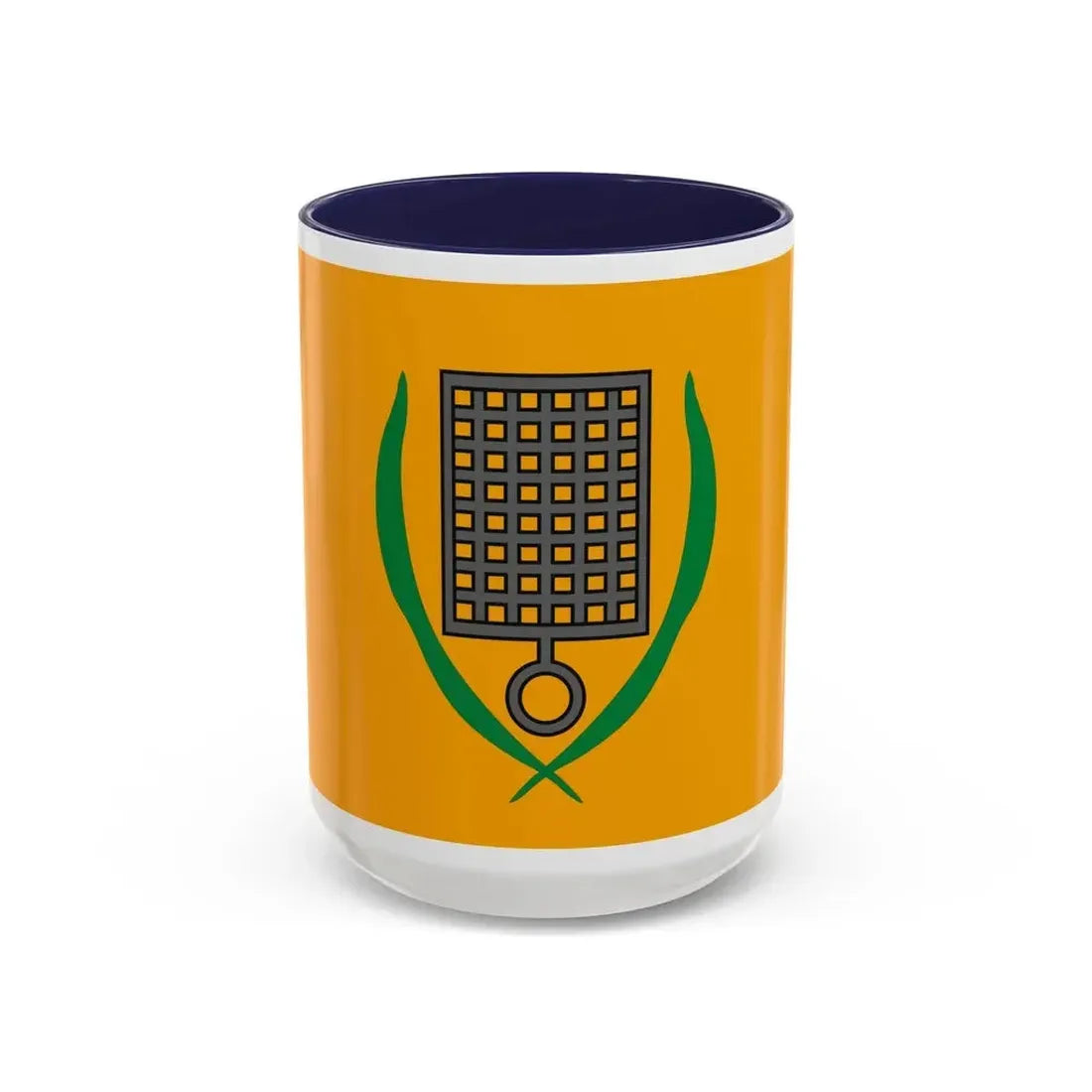 Flag of San Lawrenz Malta - Accent Coffee Mug 15oz Navy - Go Mug Yourself