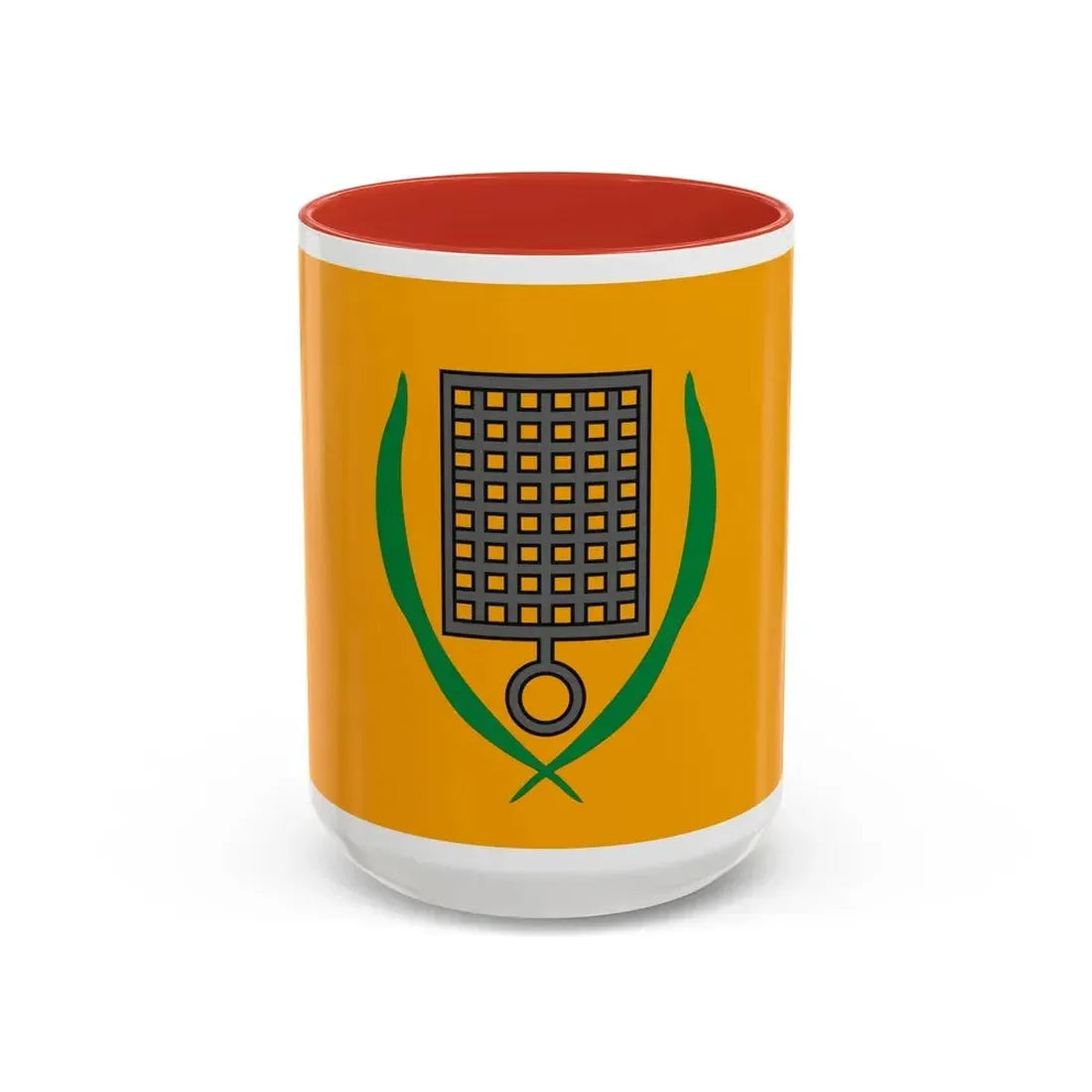 Flag of San Lawrenz Malta - Accent Coffee Mug 15oz Red - Go Mug Yourself