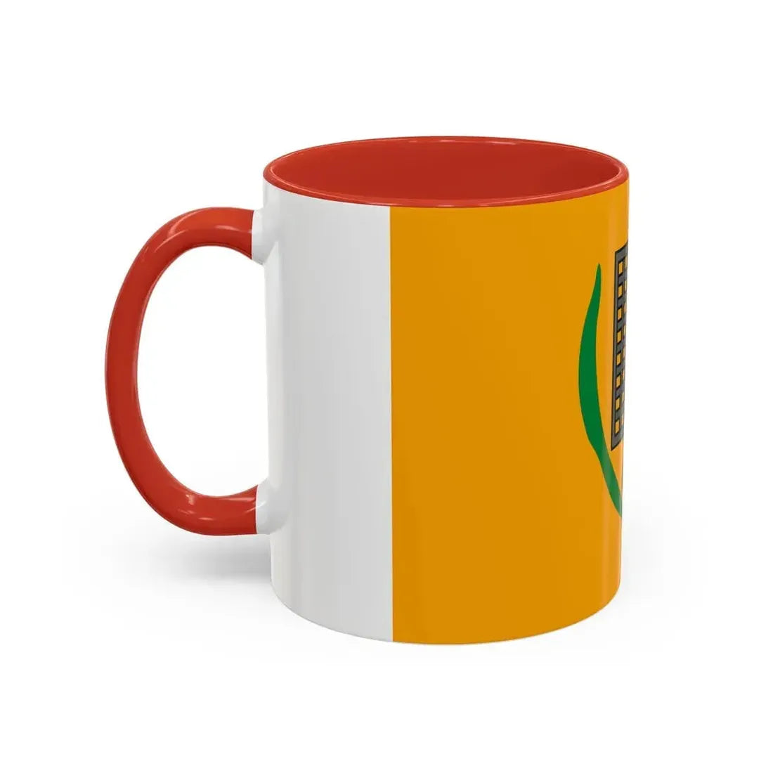 Flag of San Lawrenz Malta - Accent Coffee Mug - Go Mug Yourself