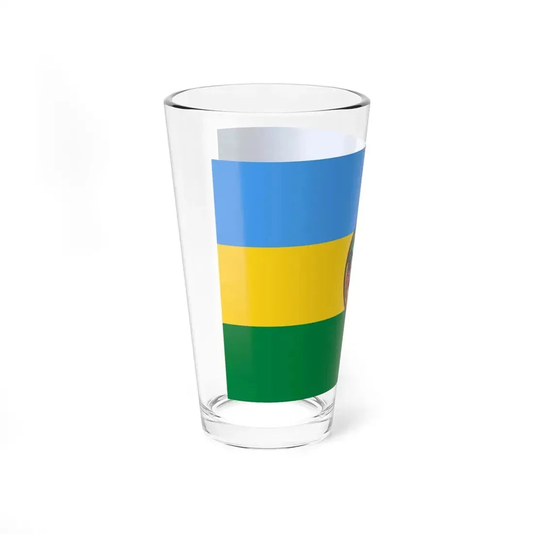 Flag of San Lorenzo Ecuador (Ecuador) Pint Glass 16oz - Go Mug Yourself