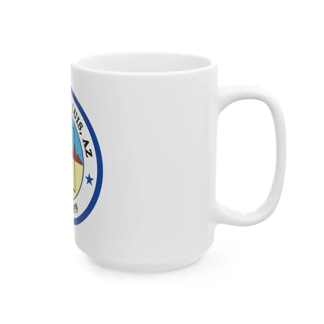 Flag of San Luis Arizona (United States) White Coffee Mug - Go Mug Yourself