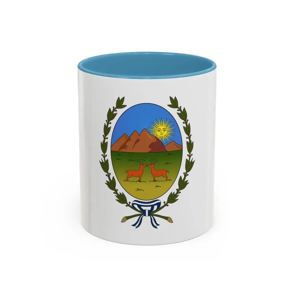 Flag of San Luis Province Argentina - Accent Coffee Mug 11oz Light Blue - Go Mug Yourself
