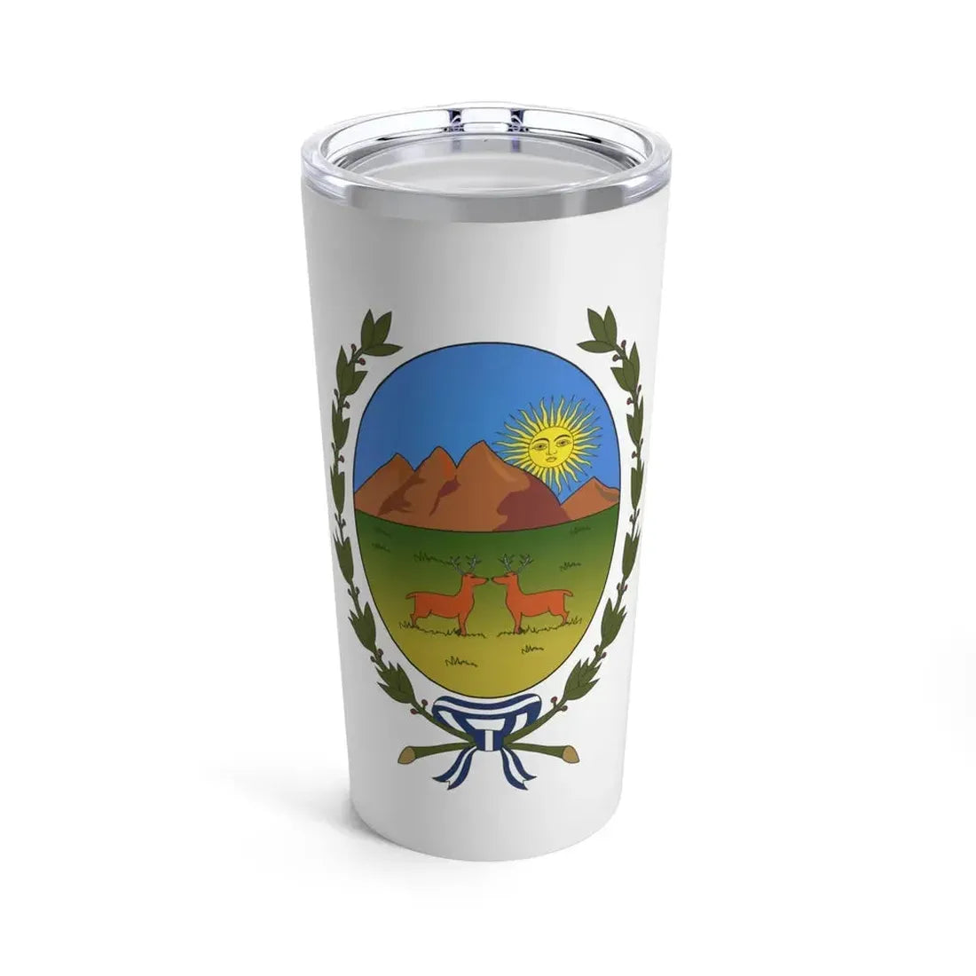 Flag of San Luis Province Argentina - Tumbler 20oz 20oz - Go Mug Yourself