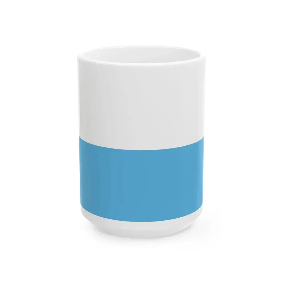 Flag of San Marino civil 3-2 (San Marino) White Coffee Mug 15oz - Go Mug Yourself