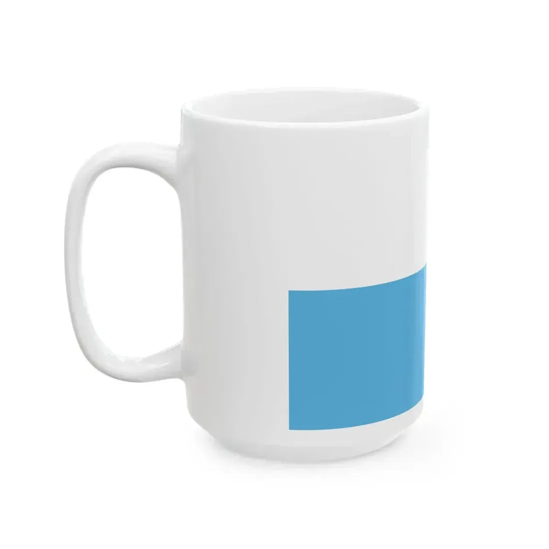 Flag of San Marino civil 3-2 (San Marino) White Coffee Mug - Go Mug Yourself