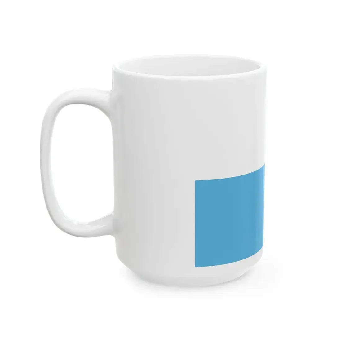 Flag of San Marino civil (San Marino) White Coffee Mug - Go Mug Yourself