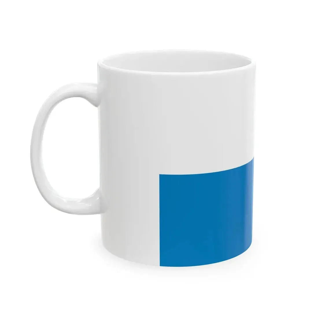 Flag of San Marino pre-2011 civil 3-2 (San Marino) White Coffee Mug - Go Mug Yourself