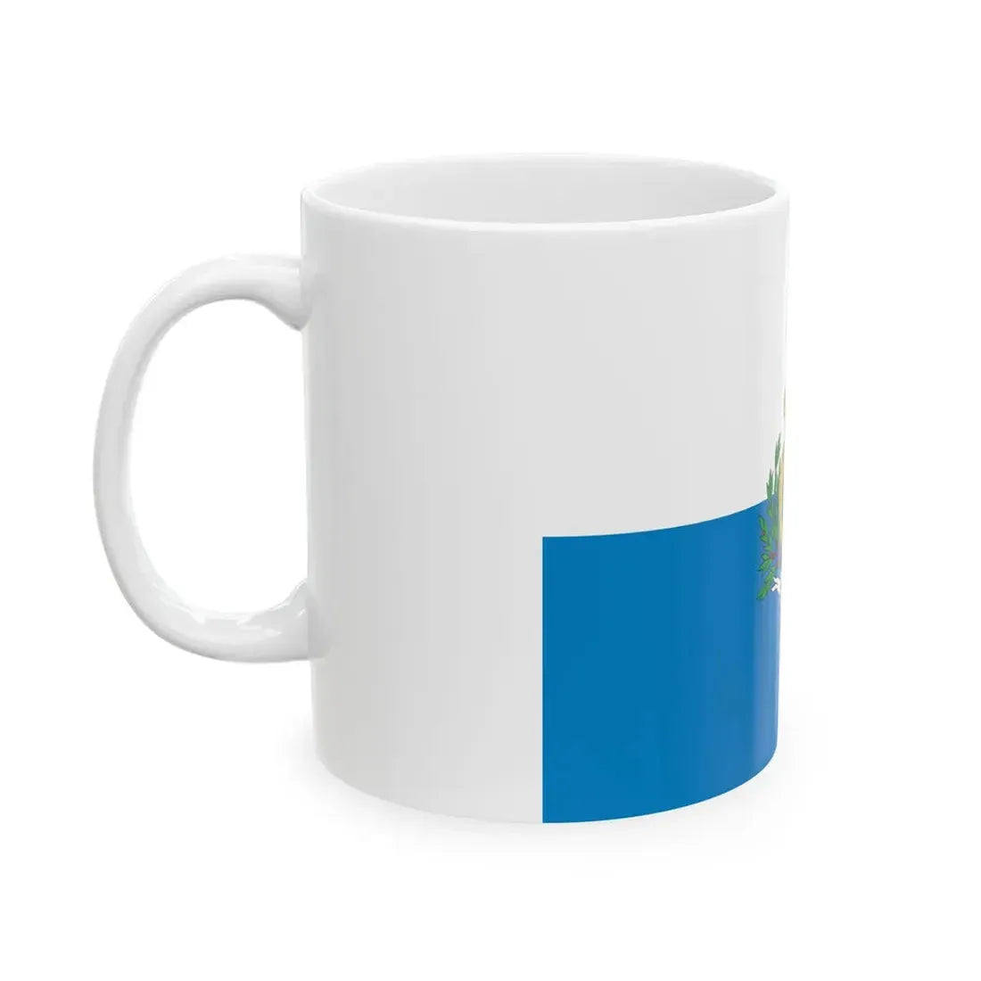 Flag of San Marino pre-2011 (San Marino) White Coffee Mug - Go Mug Yourself