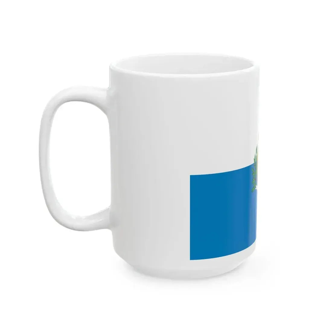 Flag of San Marino pre-2011 (San Marino) White Coffee Mug - Go Mug Yourself