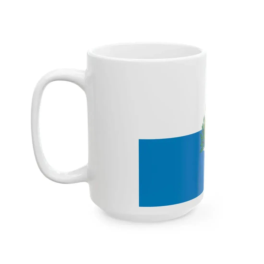 Flag of San Marino pre2011 3-2 (San Marino) White Coffee Mug - Go Mug Yourself