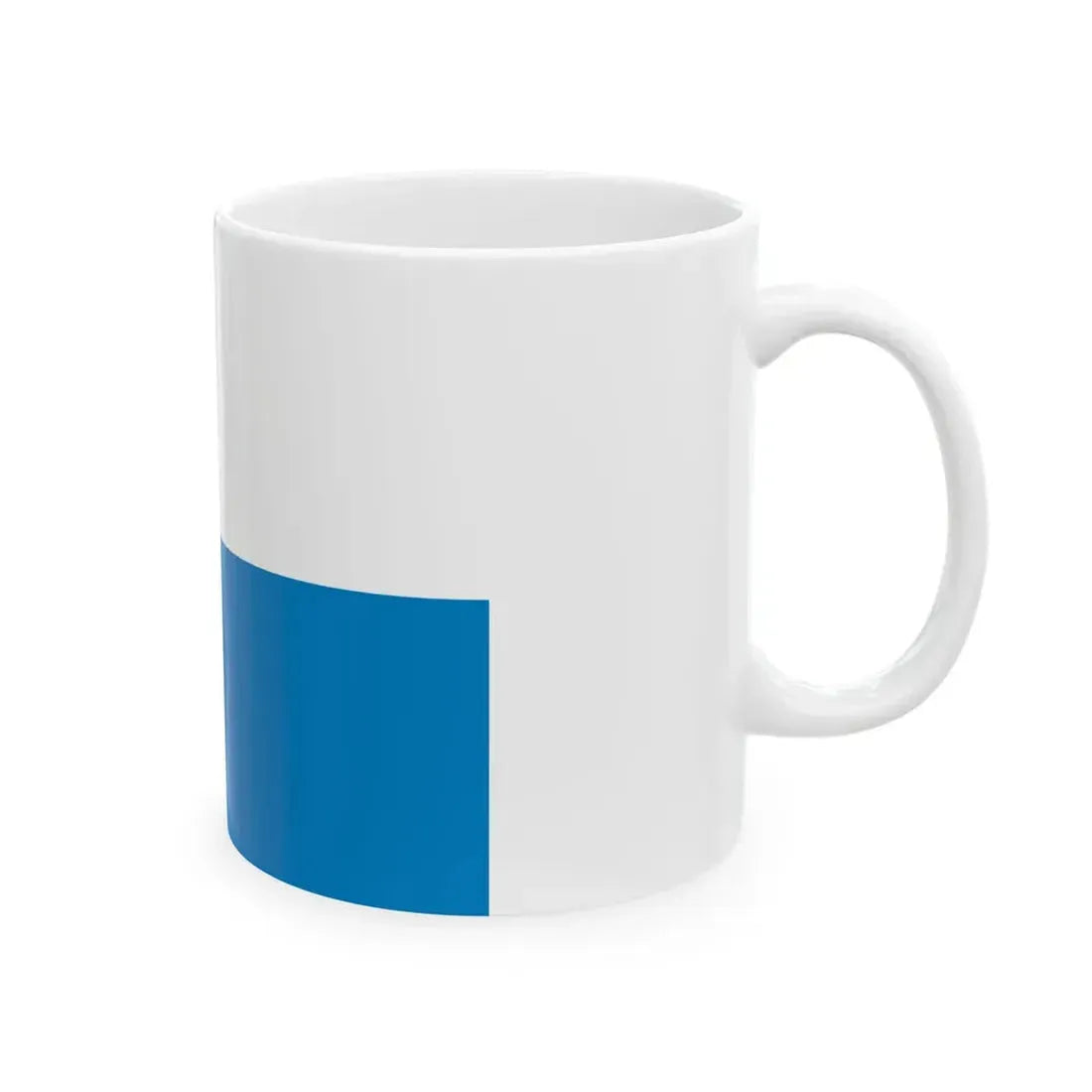 Flag of San Marino pre2011 civil (San Marino) White Coffee Mug - Go Mug Yourself