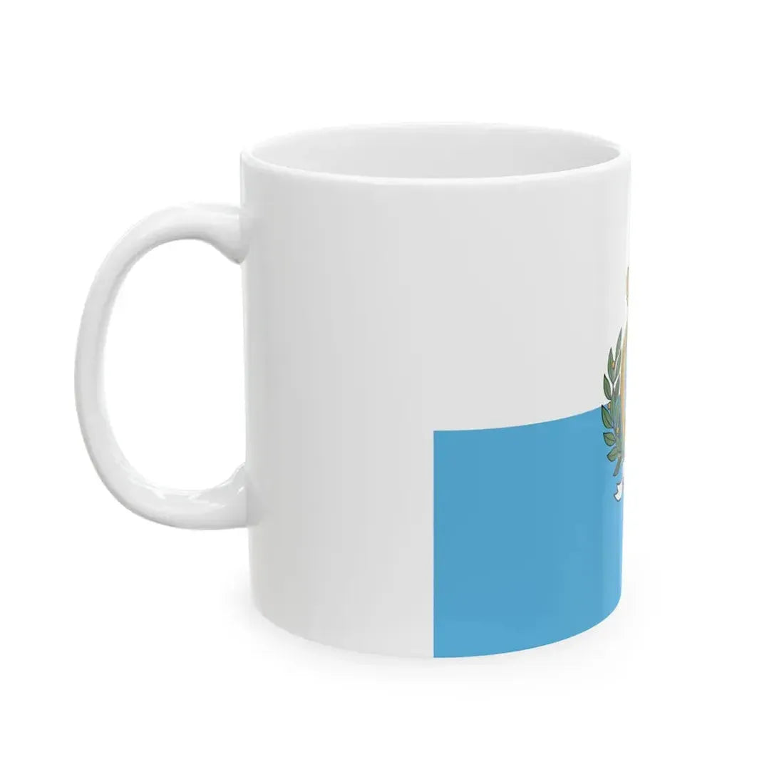 Flag of San Marino (San Marino) White Coffee Mug - Go Mug Yourself