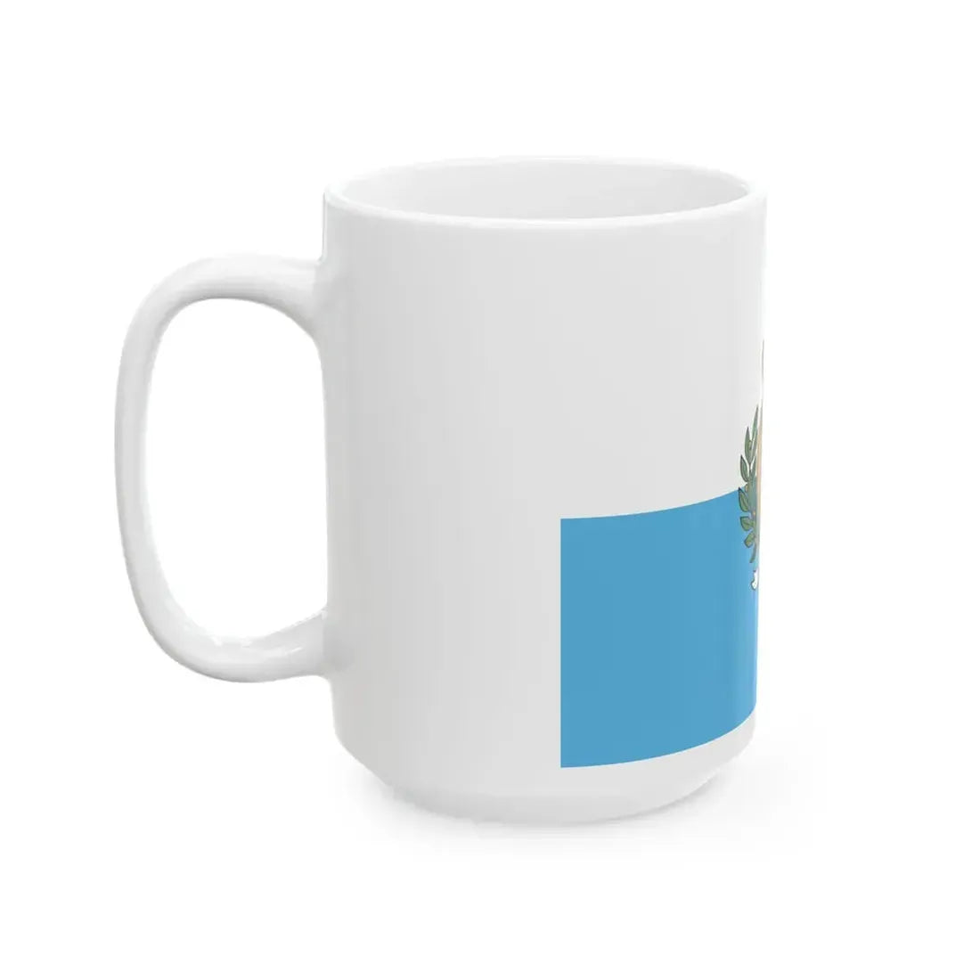 Flag of San Marino (San Marino) White Coffee Mug - Go Mug Yourself
