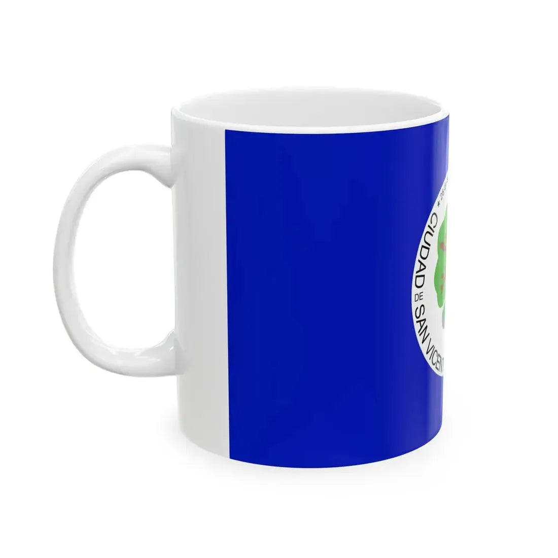 Flag of San Vicente Department (El Salvador) White Coffee Mug - Go Mug Yourself
