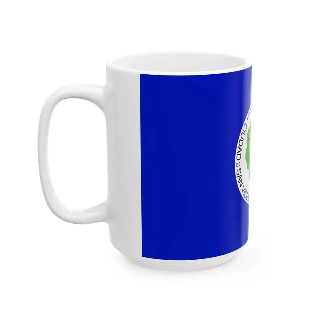 Flag of San Vicente Department (El Salvador) White Coffee Mug - Go Mug Yourself