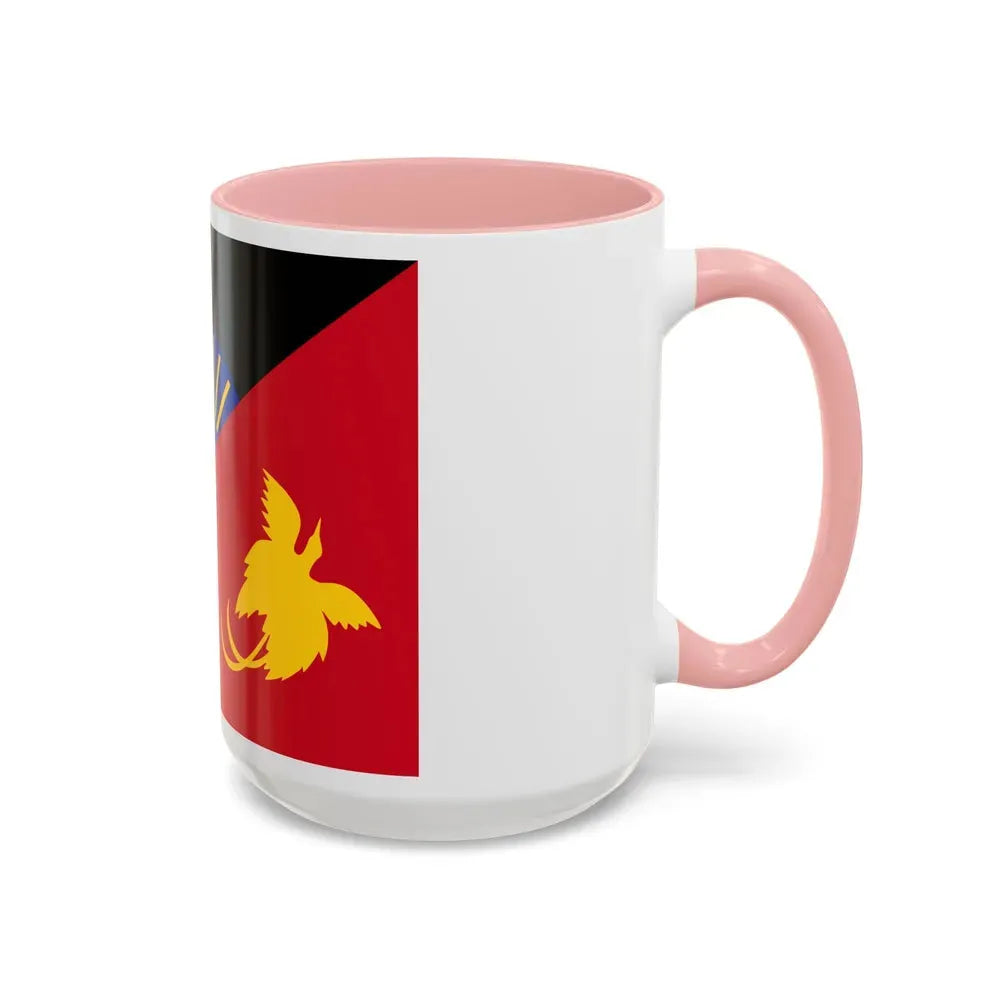 Flag of Sandaun Papa New Guinea - Accent Coffee Mug - Go Mug Yourself
