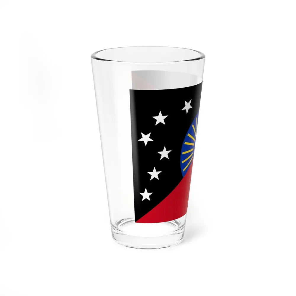 Flag of Sandaun Papa New Guinea - Pint Glass 16oz - Go Mug Yourself