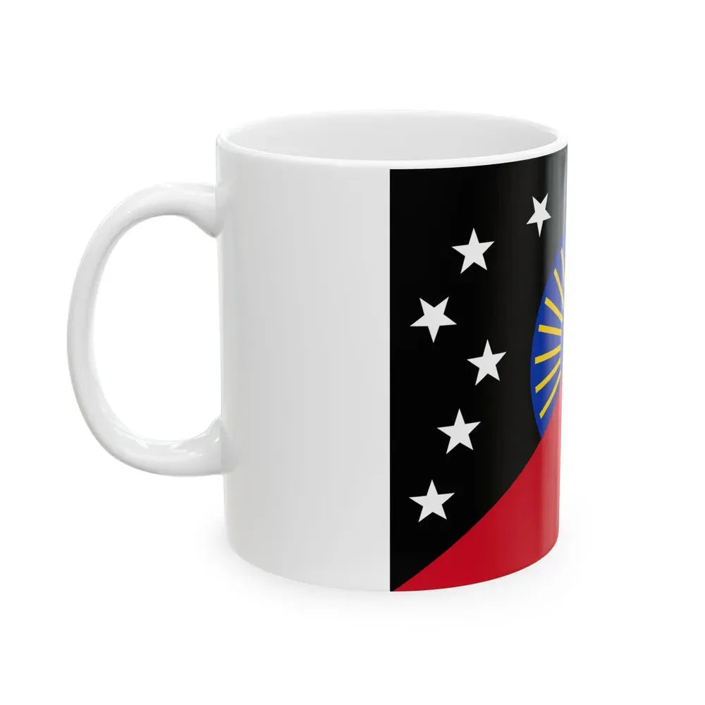 Flag of Sandaun Papa New Guinea - White Coffee Mug - Go Mug Yourself