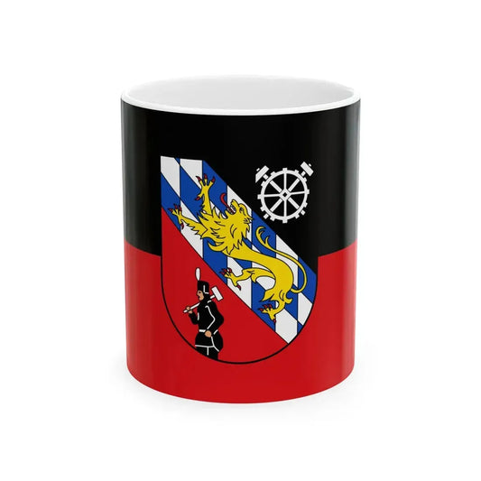 Flag of Sankt Ingbert (Germany) White Coffee Mug 11oz - Go Mug Yourself